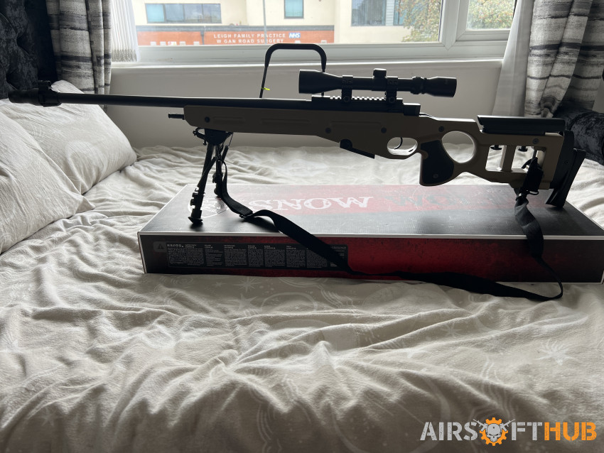 SV98 Snow wolf sniper rifle - Used airsoft equipment