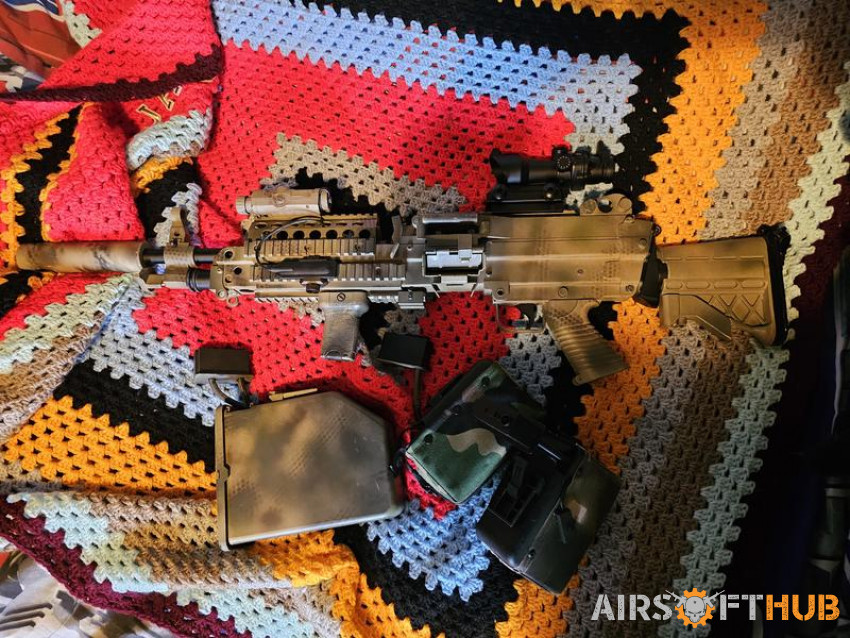 A&k lmg mk46 m249 - Used airsoft equipment