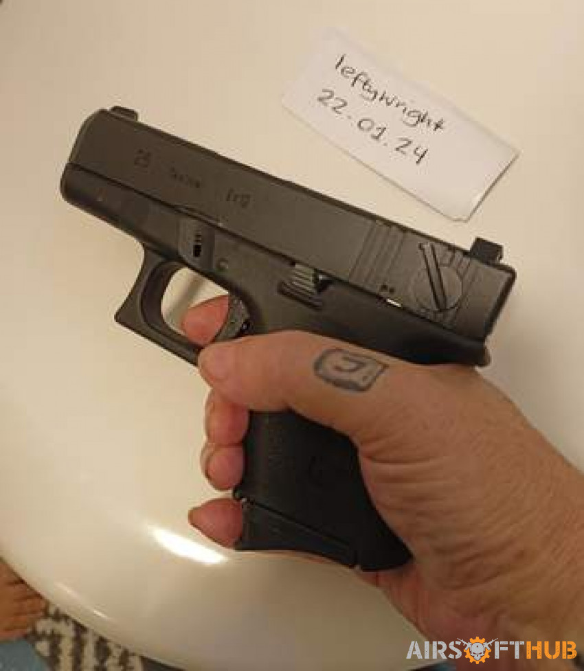 WE Glock 26 - Used airsoft equipment