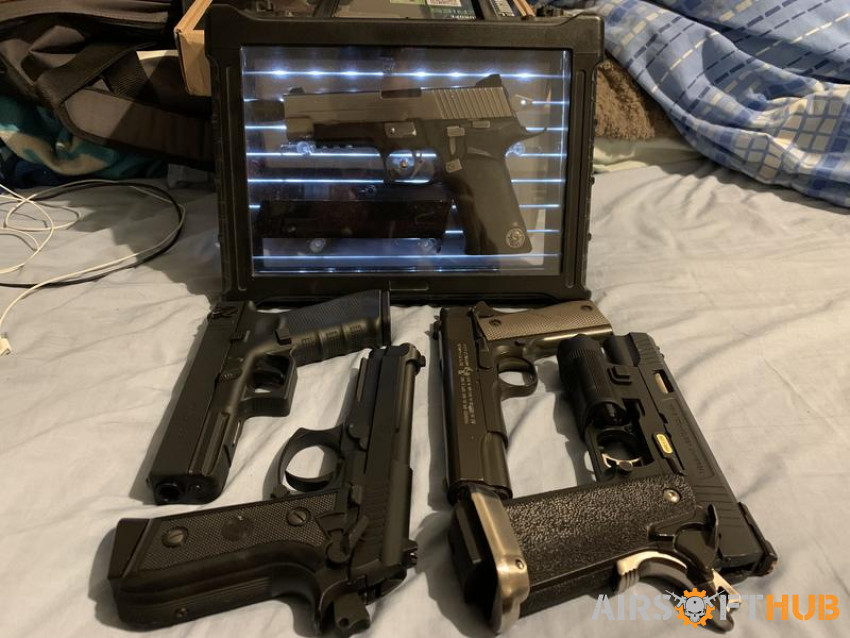 Pistol collection - Used airsoft equipment