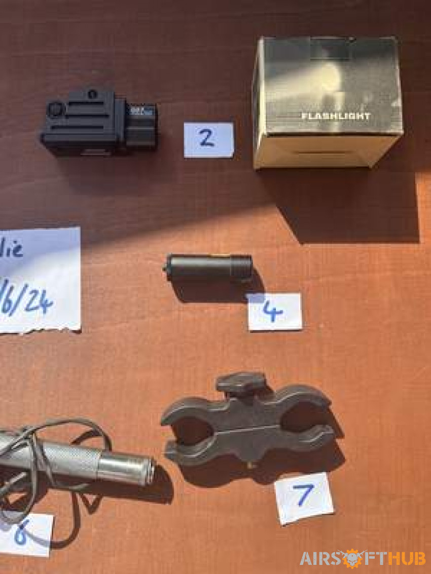 Various parts lot 4 - Used airsoft equipment