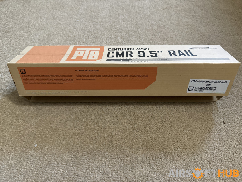 PTS CMR Rail 9.5” M-Lok - Used airsoft equipment