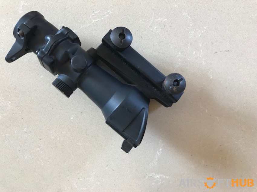 ACOG 4x magnification scope - Used airsoft equipment