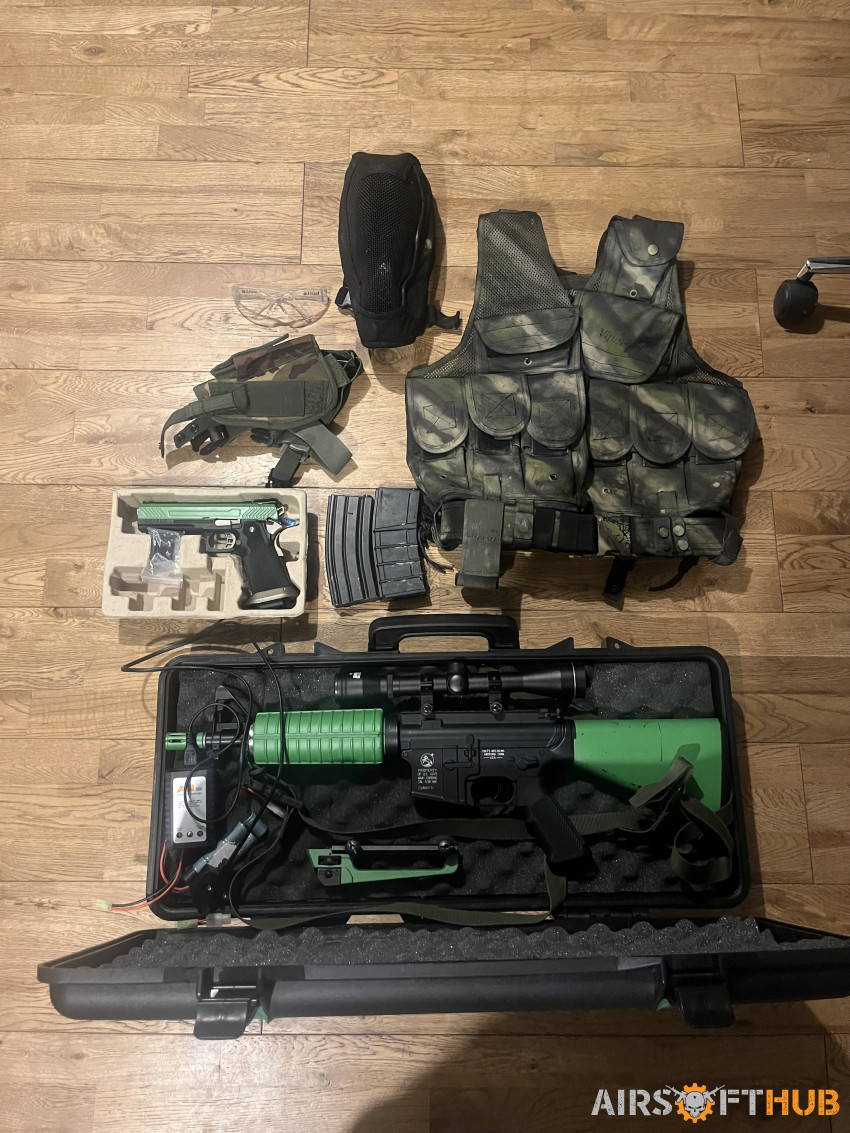 Airsoft guns equipment bundle - Used airsoft equipment