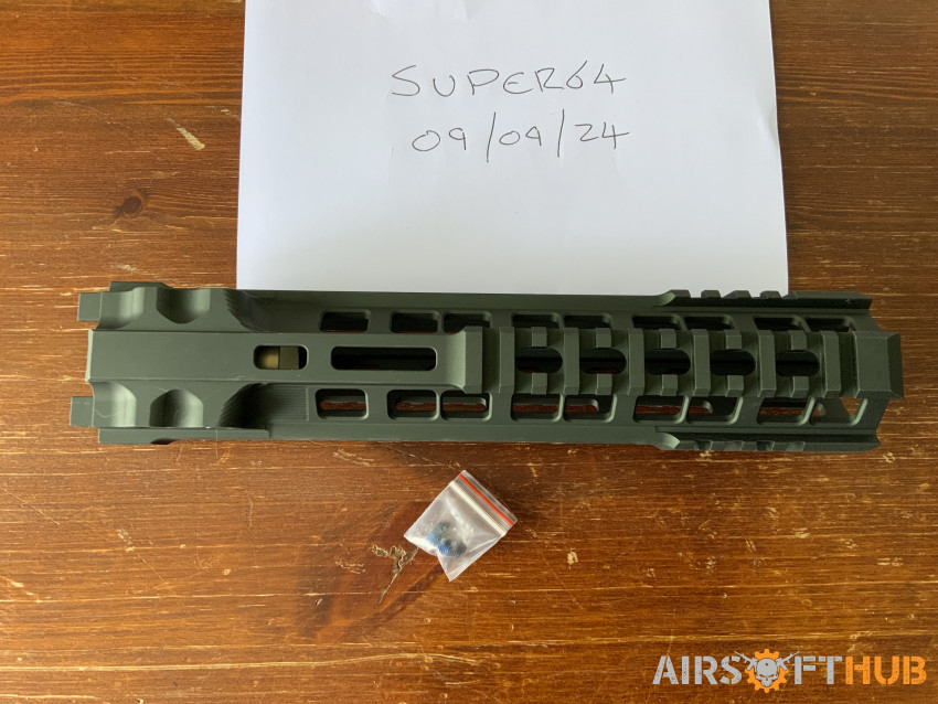 Z-Parts Mk4 Rail, OD Green, TM - Used airsoft equipment