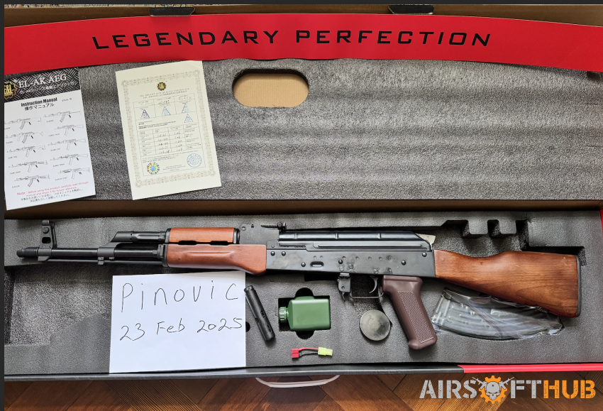 Brand new E&L AKM Essential - Used airsoft equipment