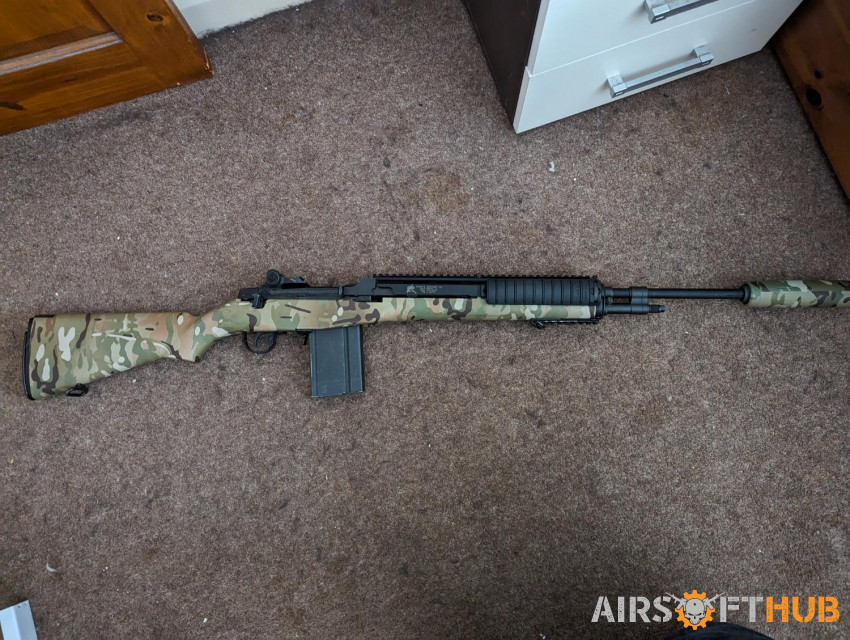 Marui M14 c/w GuarderFTK+Perun - Used airsoft equipment