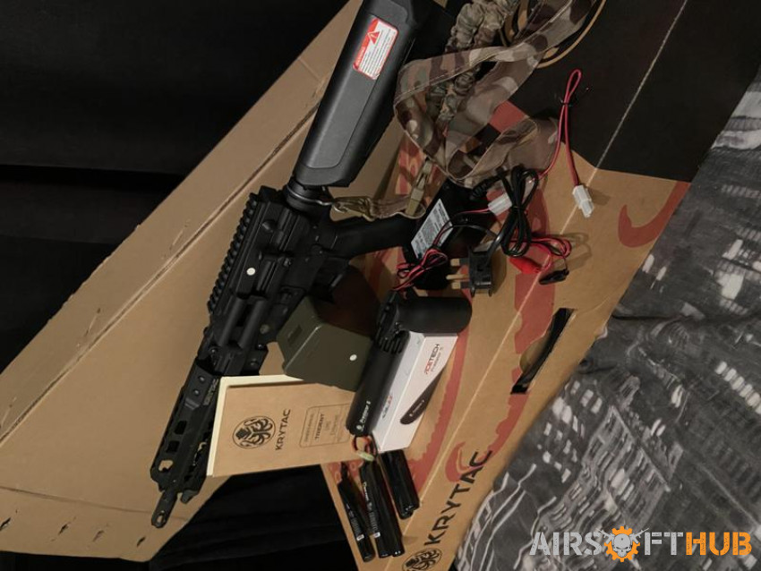 Krytac LMG with Accessories - Used airsoft equipment