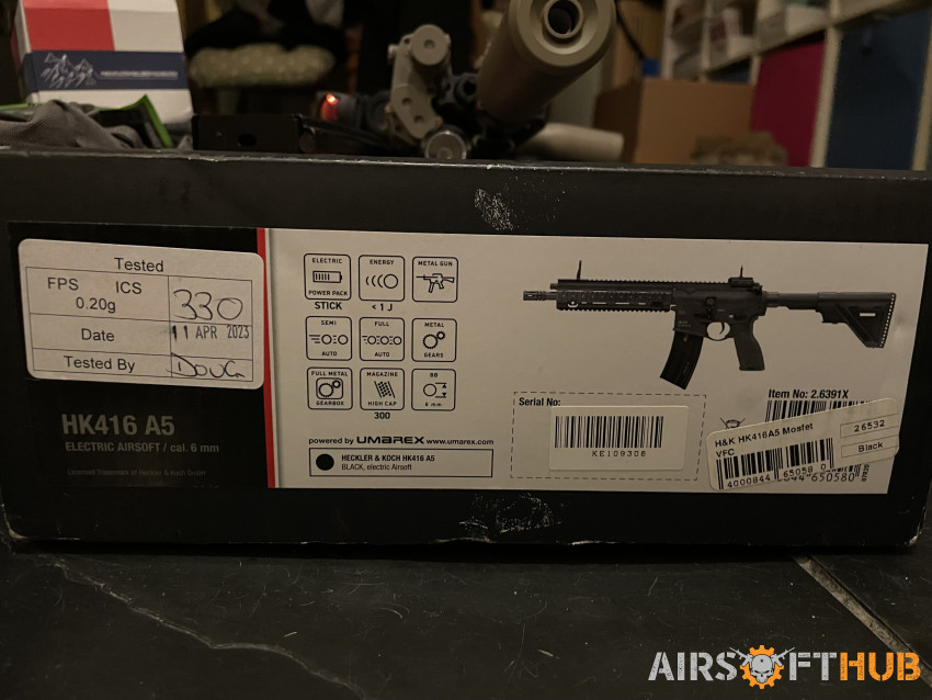 VFC416A5 - Used airsoft equipment