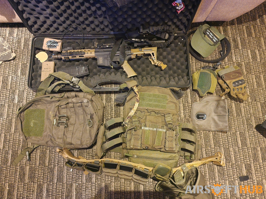 rifle and full kit - Used airsoft equipment