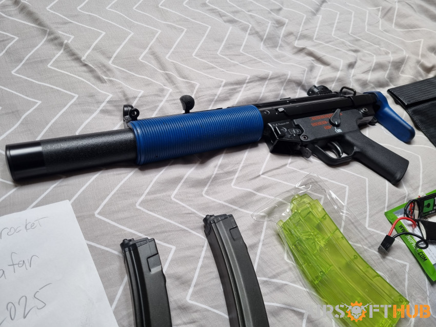 Tokyo Marui MP5 SD6 NGRS Blue - Used airsoft equipment