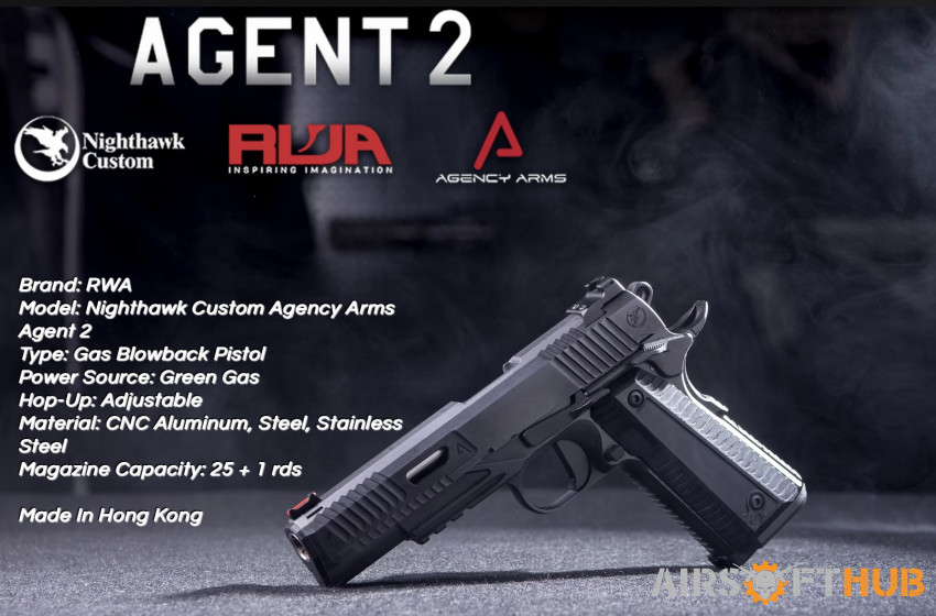 RWA Agent 2 - Used airsoft equipment