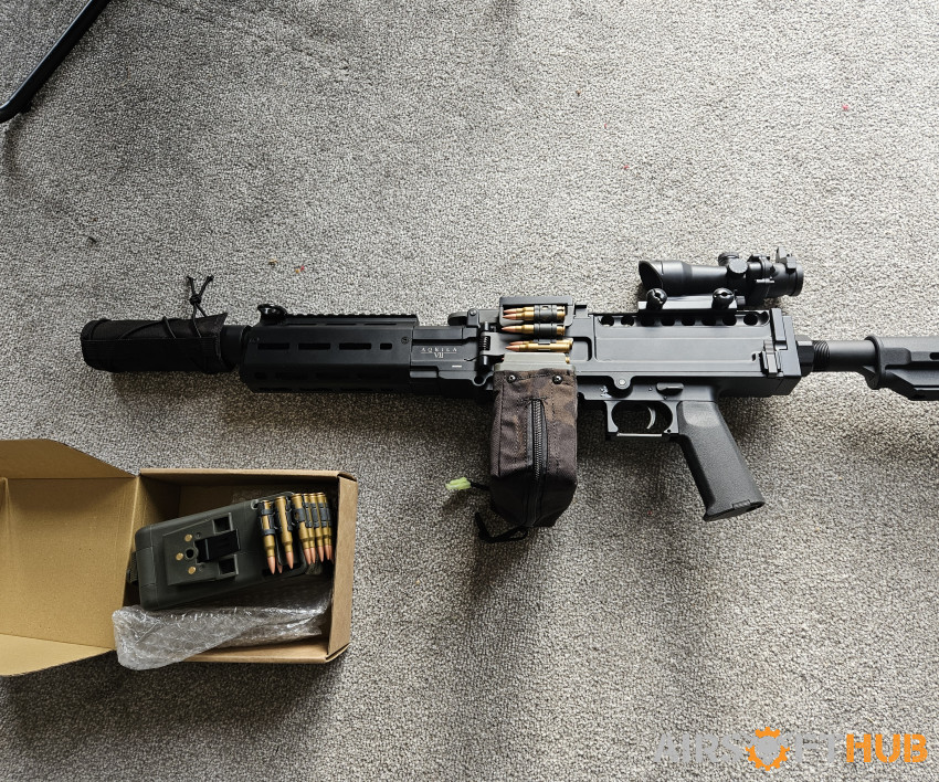 Secuter aquila lmg. - Used airsoft equipment