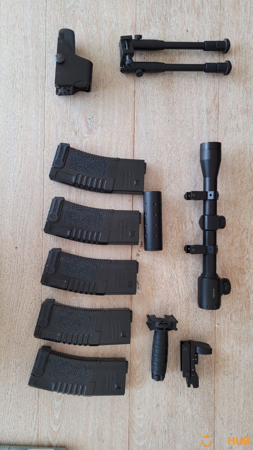 Bundle of gear, G&G CM16 AEG - Used airsoft equipment