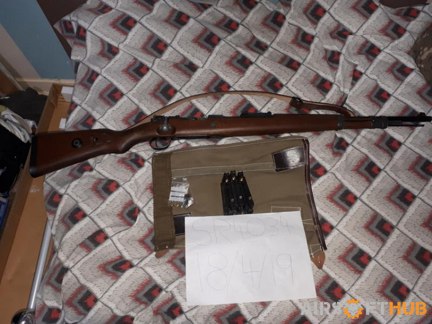 Tanaka Kar98 4 mags £350 - Airsoft Hub Buy & Sell Used Airsoft