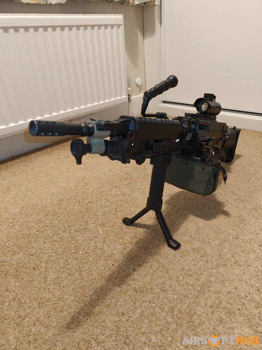 A&k m249 saw - Used airsoft equipment