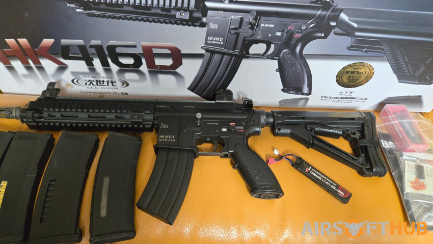 Tokyo Marui HK416D NGRS EBB - Used airsoft equipment