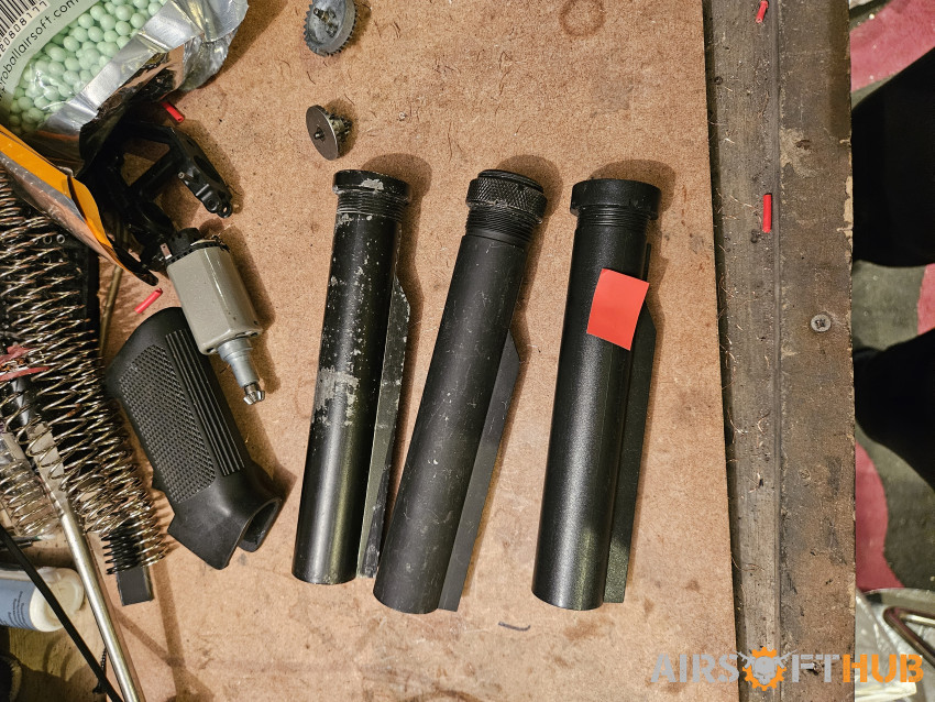 Stock tubes - Used airsoft equipment