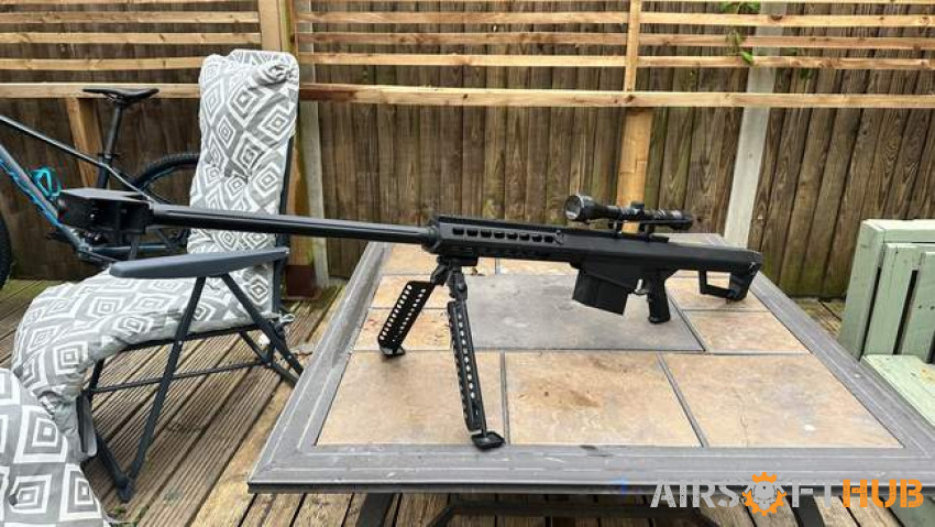 Barrett M82 - With Scope/Bipod - Used airsoft equipment