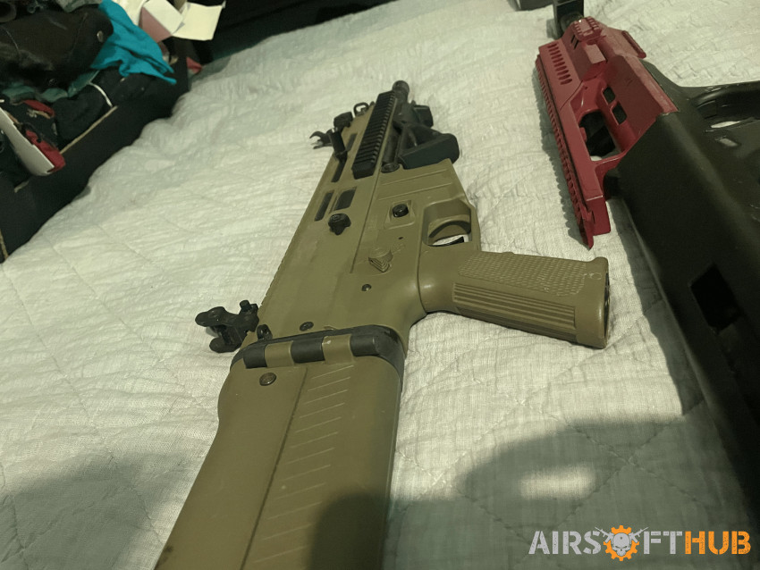 3 Rifles, 3 pistols & More - Used airsoft equipment