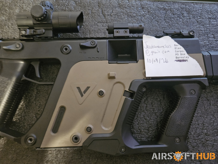 Krytac kriss vector - Used airsoft equipment