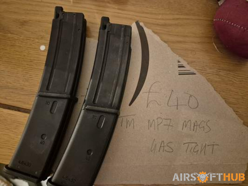 TM mp7 mags - Used airsoft equipment