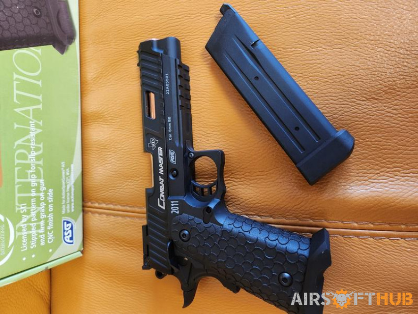 STI combat master with gas mag - Airsoft Hub Buy & Sell Used Airsoft ...