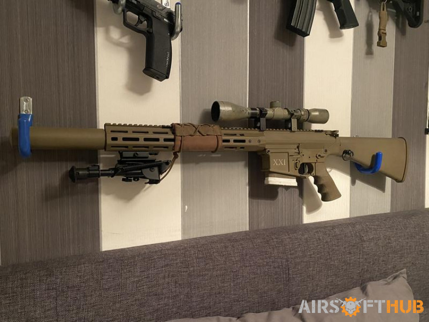 Rapax XXi m4 dmr tan - Used airsoft equipment