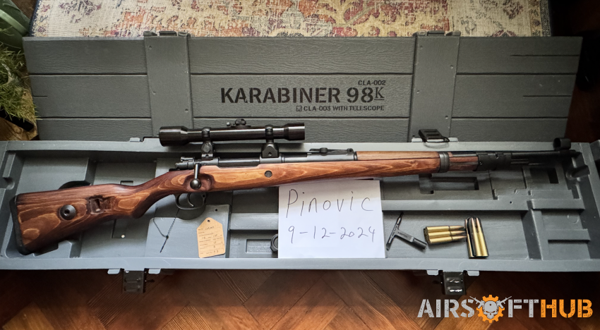 Ares KAR98k Sniper rifle - Used airsoft equipment