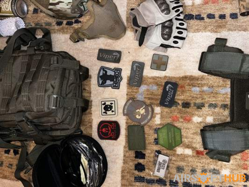 Bundle of gear - Used airsoft equipment