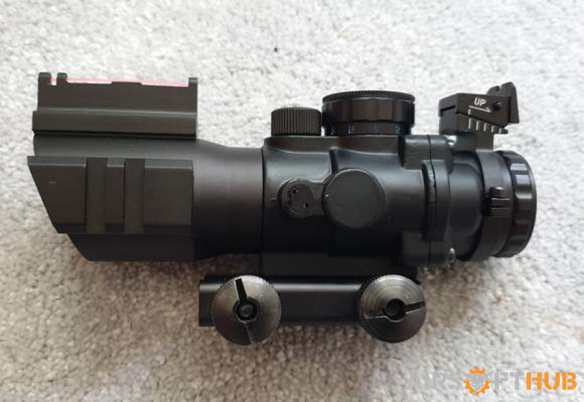 4x32 RIFLE RECTICLE SIGHT - Used airsoft equipment