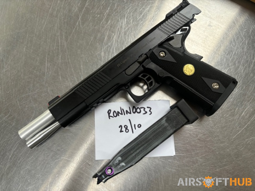 7inch Custom Hi Capa - Used airsoft equipment