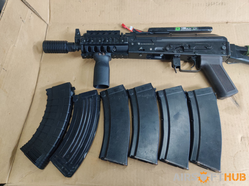 Cyma AK74SU - Heavily upgraded - Used airsoft equipment