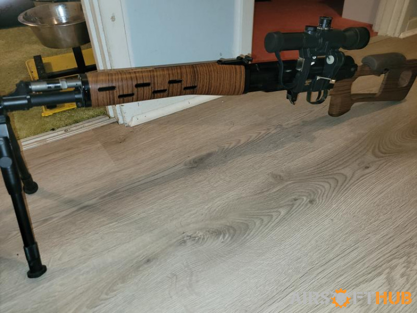 WE SVD GBB sniper - Used airsoft equipment