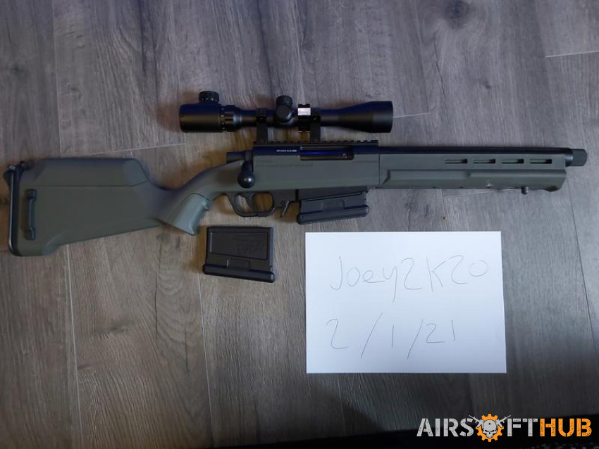 ares as 02 up graded 499.8 fps - Used airsoft equipment