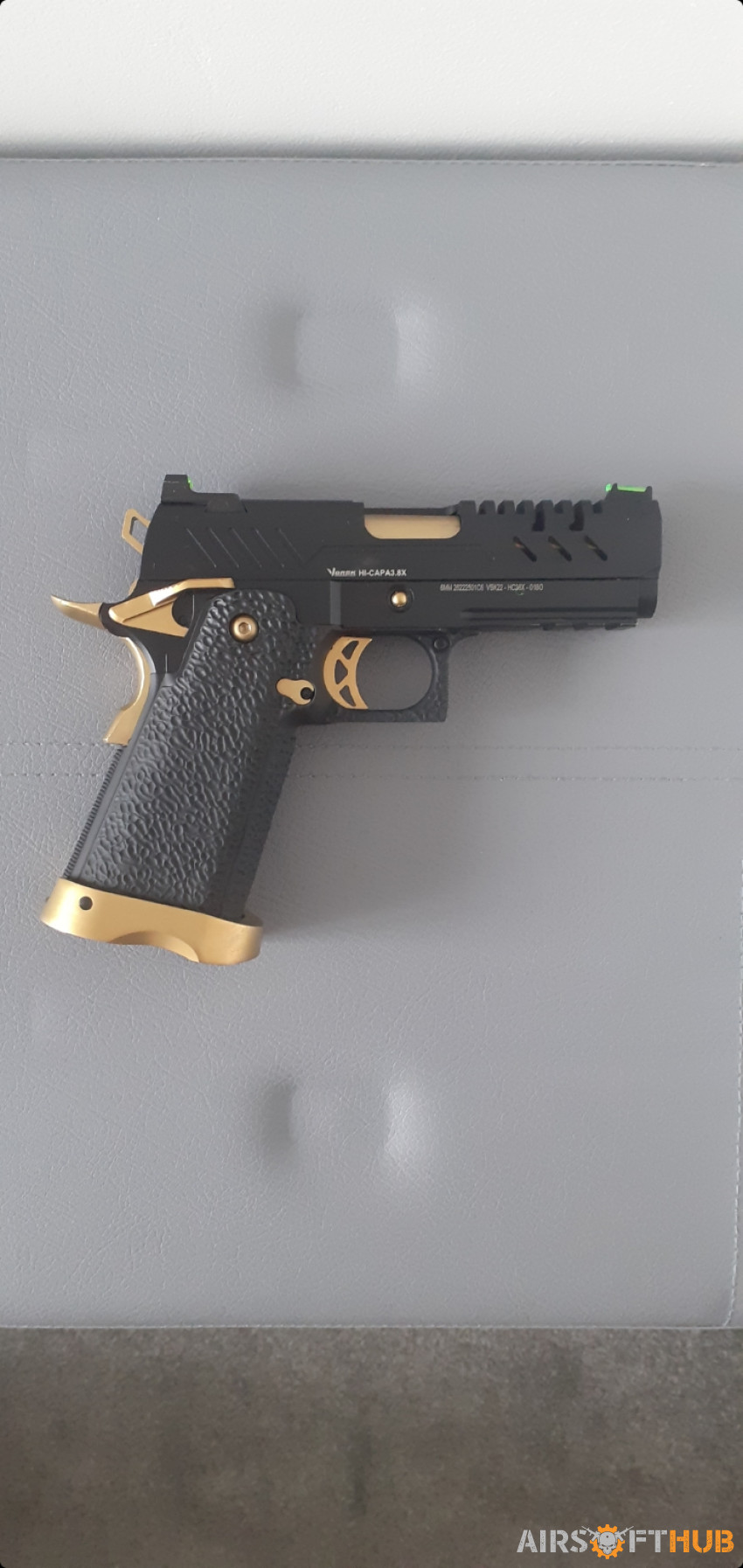 Vorsk 3.8 Pro Gold Hi-Capa GBB - Used airsoft equipment