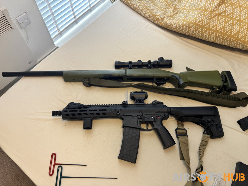 KWA EVE-9 and Sniper Bundle - Used airsoft equipment