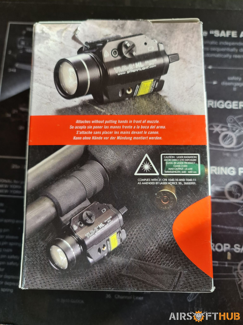 Streamlight TLR-2 HL + Switch - Used airsoft equipment