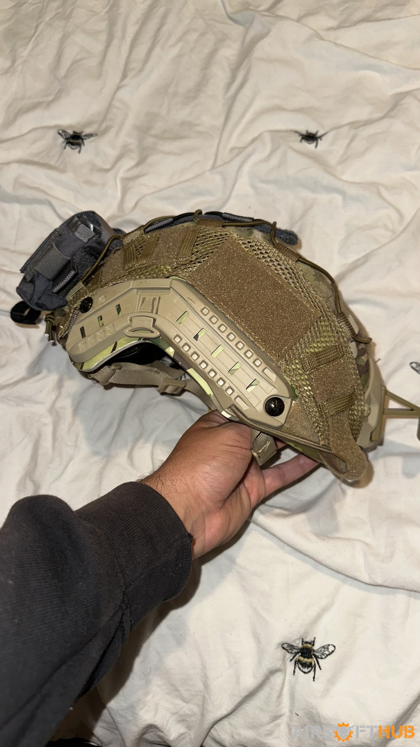 Helmet with MTP Cover - Used airsoft equipment