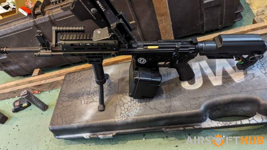 Golden Eagle LMG upgraded - Used airsoft equipment