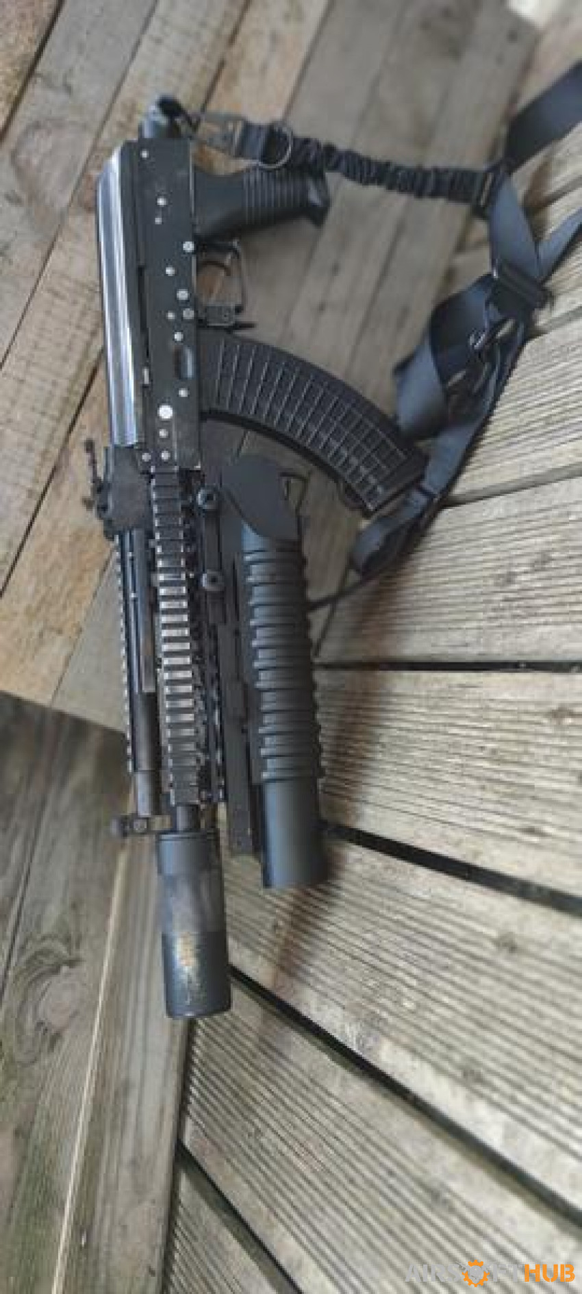 AK-47 with grande launcher - Used airsoft equipment