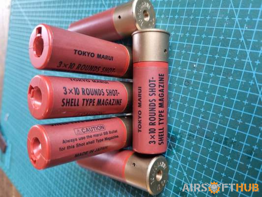 Tm shotgun shells x6 - Used airsoft equipment