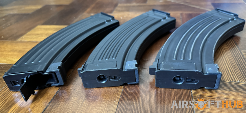 Metal AK mags - Used airsoft equipment