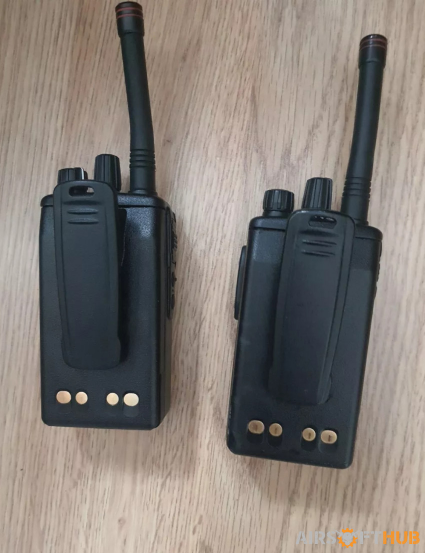 2 Motorola VX261 2 Way Radios - Used airsoft equipment