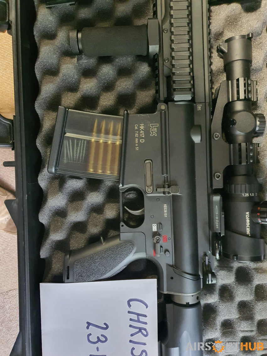 DMR's -  Umarex HK417d , SR15 - Used airsoft equipment