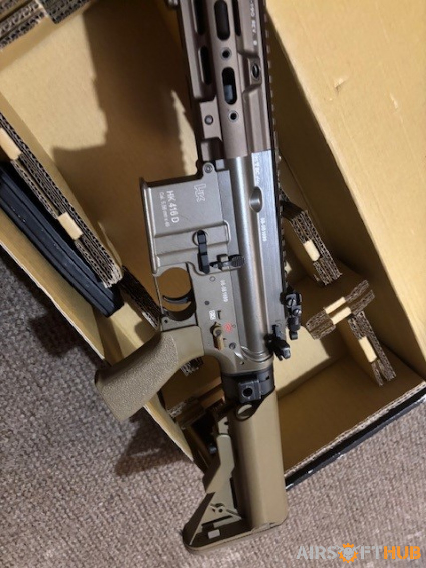 HK  T416 Delta (Dark Earth) - Used airsoft equipment