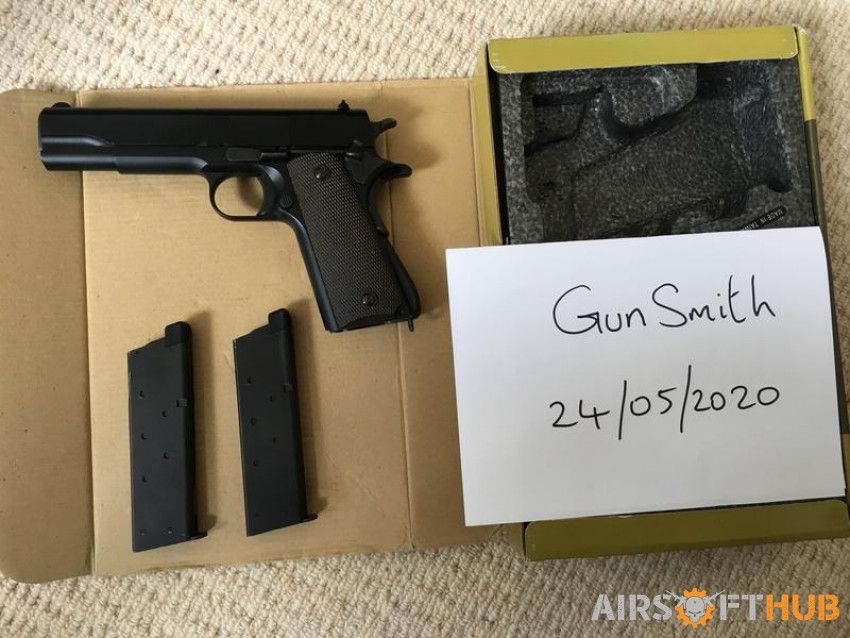 KSC M1911A1 Gas BB pistol - Used airsoft equipment