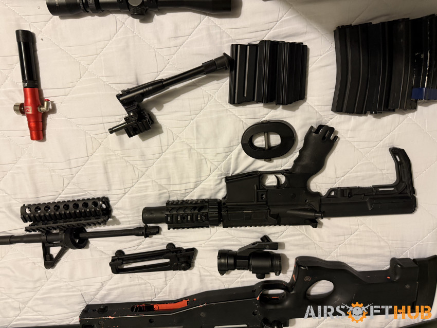 Boneyard job lot - Used airsoft equipment