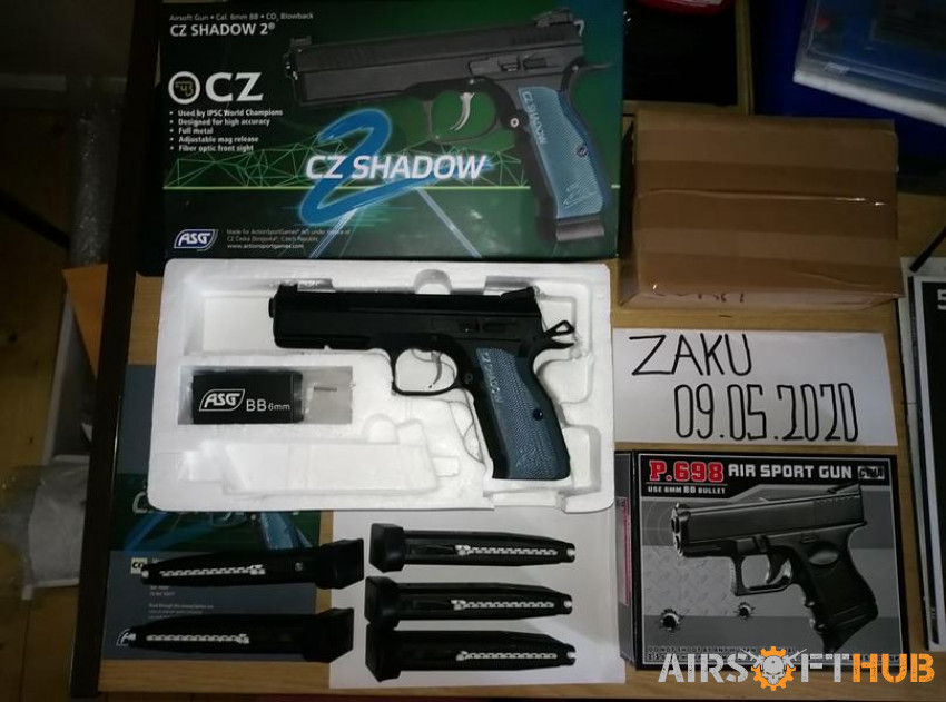 ASG CZ Shadow 2 +5 Mags [VGC] - Used airsoft equipment