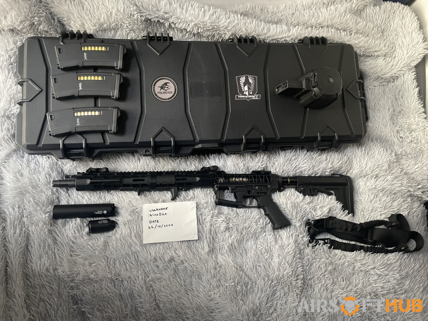 Custom Skeleton AR15 Polarstar - Used airsoft equipment